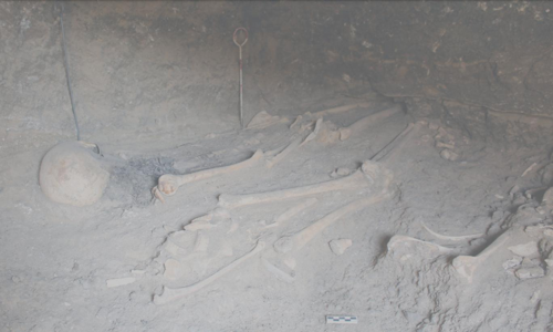 La sepoltura di una donna egiziana antica