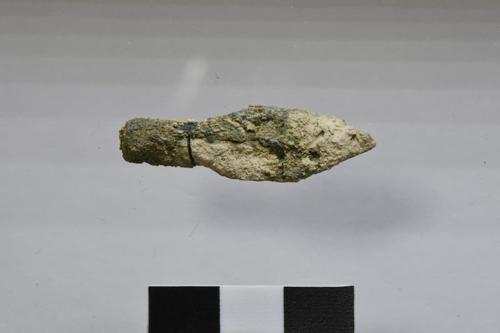 Punta di freccia proveniente dalla conquista babilonese di Gerusalemme trovata durante gli scavi sul Monte Sion.