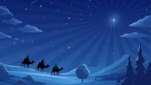 Stella di Natale nel cielo