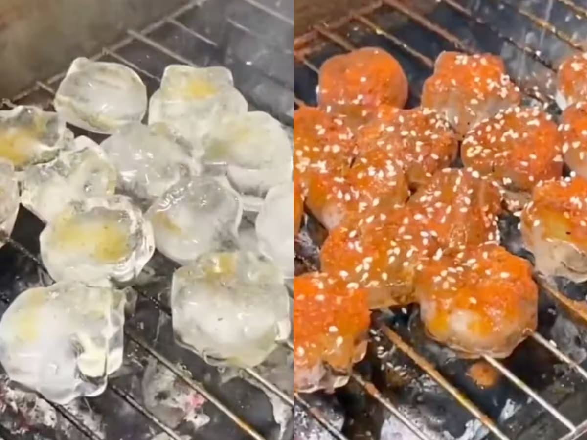 Cina: i cubetti di ghiaccio grigliati sono una nuova “specialità” dello street food