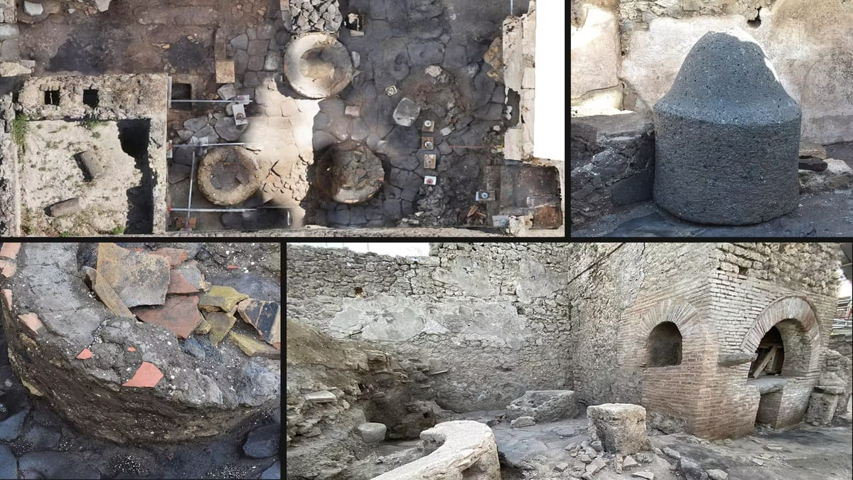 Un panificio-prigione emerge dagli scavi di Pompei