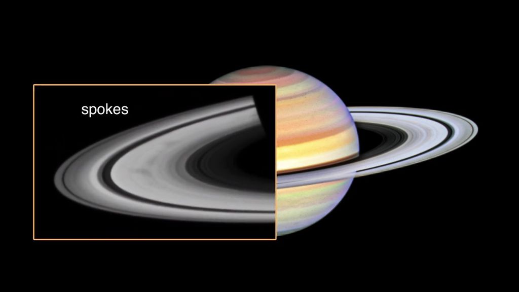 Le macchie sugli anelli di Saturno diventano sempre più grandi e più scure