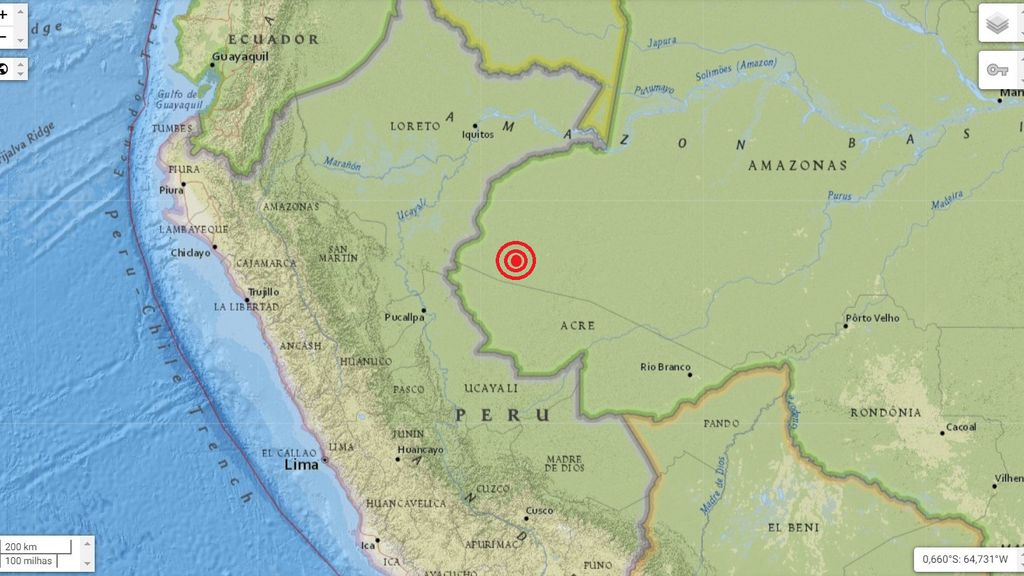 Un terremoto di magnitudo 6.6 ha colpito il Brasile, ma non è stato avvertito dalla popolazione