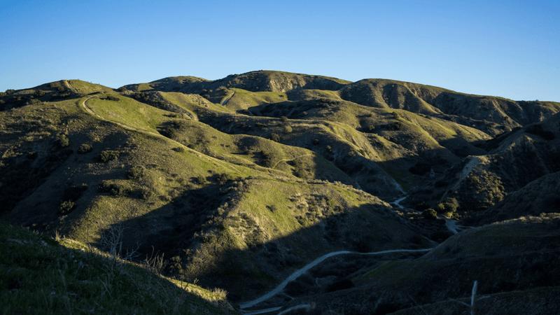 hills in loma linda, california