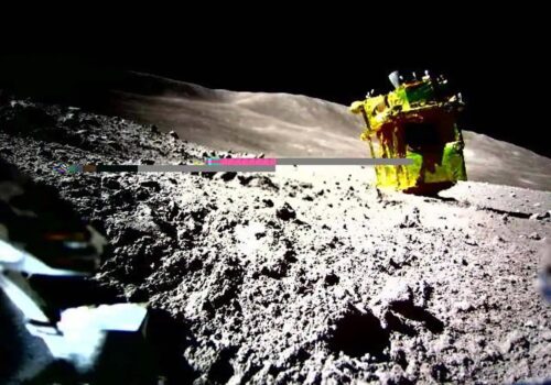La missione SLIM mostra la prima foto della Luna