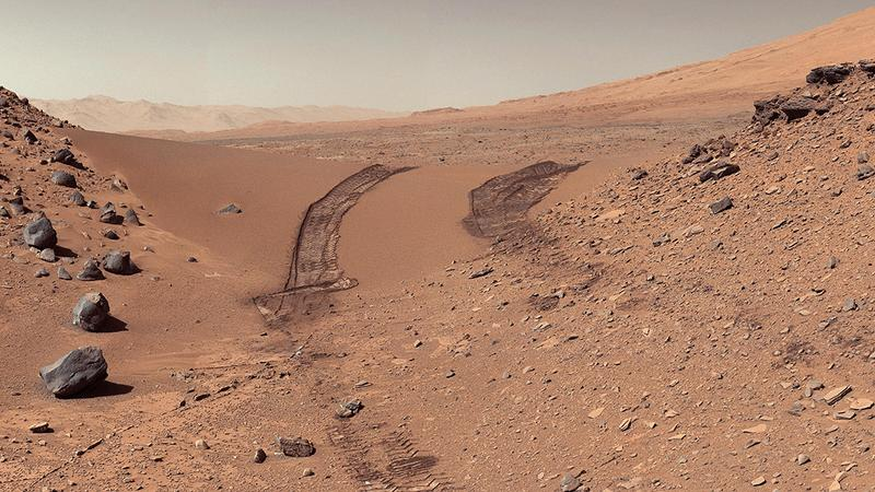 La superficie di Marte