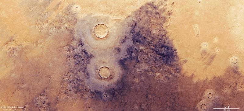 Mars's huge impact crater, Utopia Planitia.