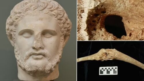 Il padre, il fratello e il figlio di Alessandro Magno  identificati in una tomba greca
