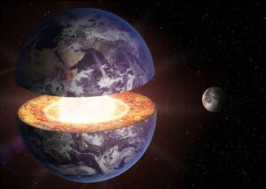 Nel nucleo profondo della Terra.