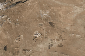 The Edwards & Sanborn Solar and Energy Storage site seen by the Landsat 9 satellite on January 12, 2024.
