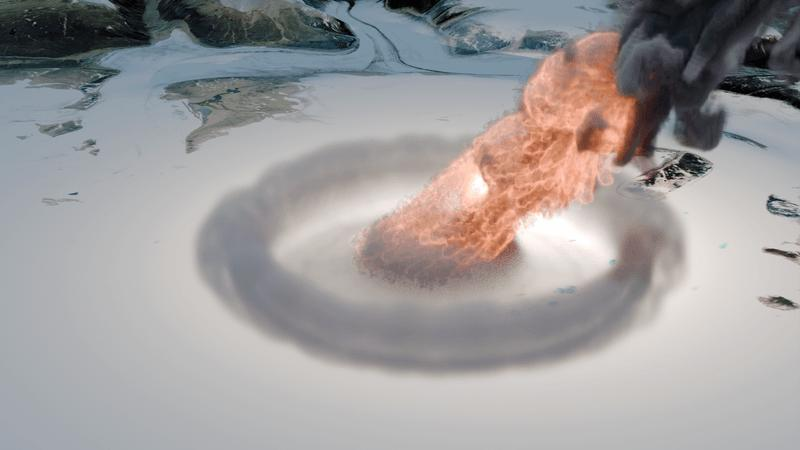Scoperta nel ghiaccio antartico: la più antica testimonianza di un’esplosione atmosferica