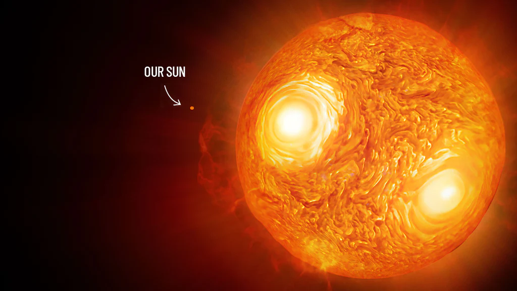 Le incredibili dimensioni di UY Scuti, la più grande stella mai scoperta