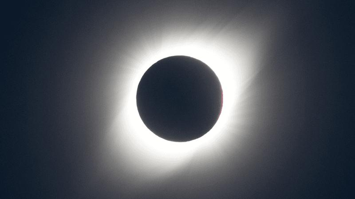 Un'eclissi catturata nel deserto di Atacama.