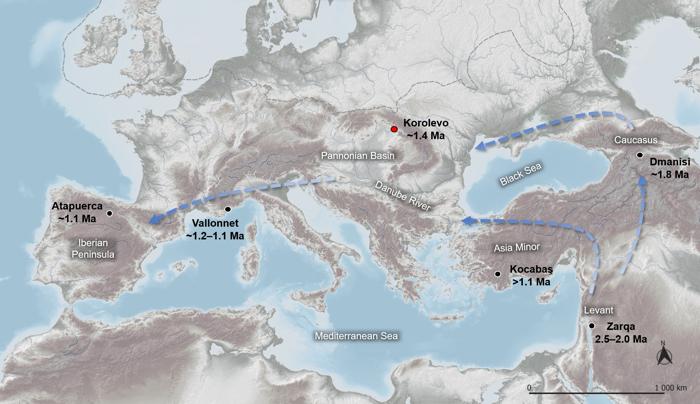 Gli antichi umani colonizzano l'Europa