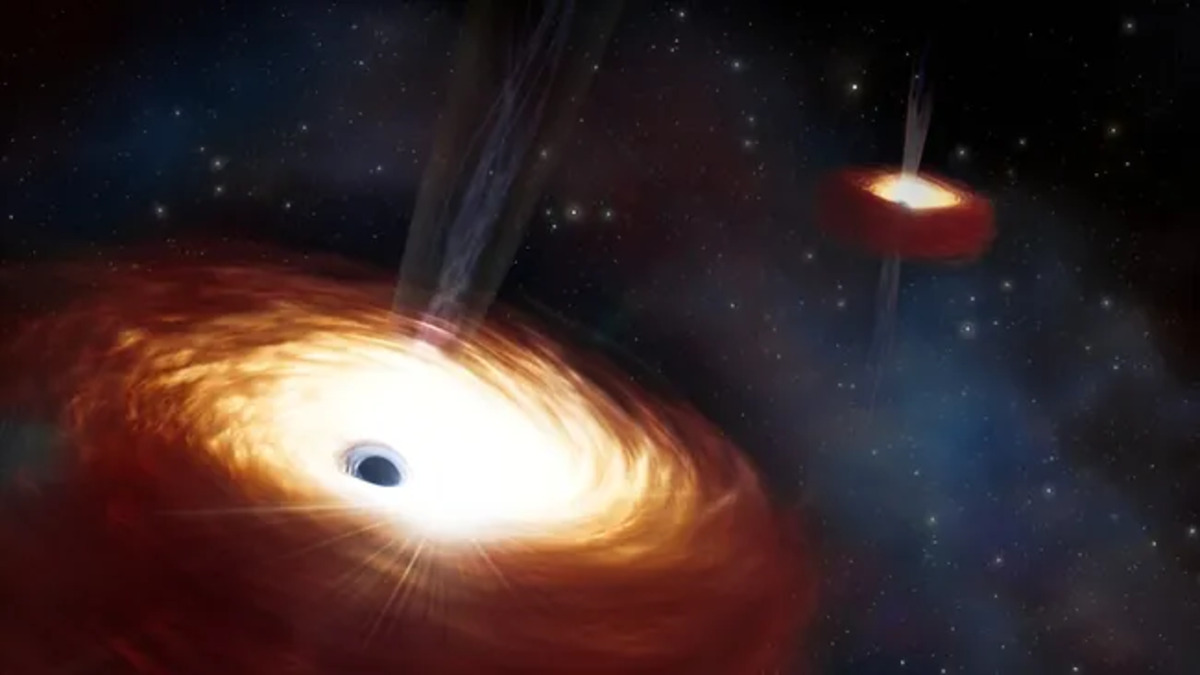 Trovata la coppia di buchi neri più pesanti di sempre in una galassia remota