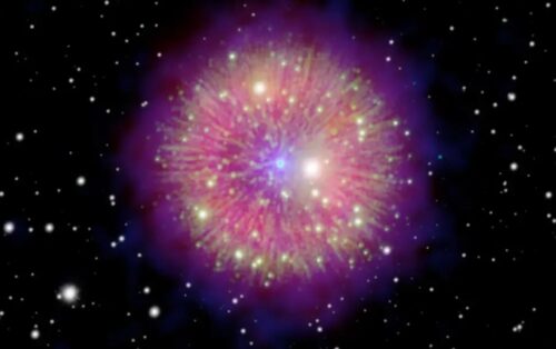 Ripresi i resti dell’esplosione di una supernova avvenuta 800 anni fa