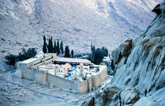 Monastero di Santa Caterina, situato ai piedi del Monte Sinai, il monastero cristiano più antico del mondo.