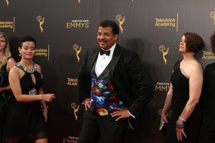 Miranda Tyson, Neil deGrasse Tyson agli Emmy Awards Creativi Primetime 2016 - Giorno 2 - Arrivi al Microsoft Theater il 11 settembre 2016 a Los Angeles, CA