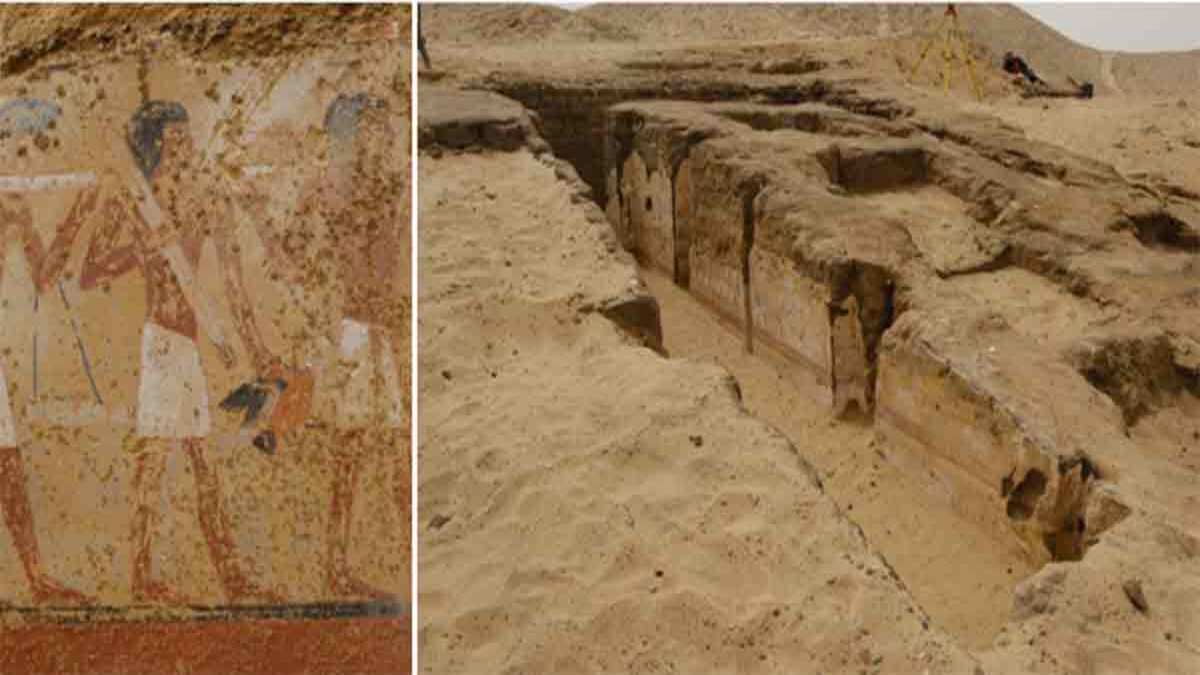 Egitto: scoperta antica tomba monumentale con splendidi affreschi