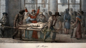 la morgue nel 19° secolo a Parigi