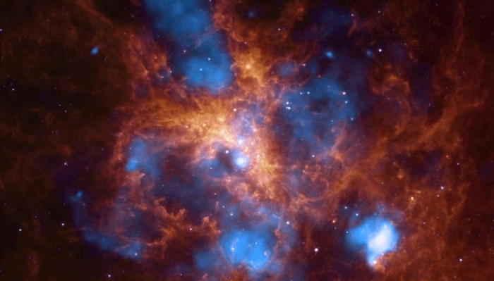 Ci sono stelle nella Nebulosa Tarantola, all'interno della Grande Nube di Magellano, che sono più massive di qualsiasi altra nella nostra galassia e massimi teorici, ma non sono nulla rispetto a come pensiamo fossero alcune prime stelle.
