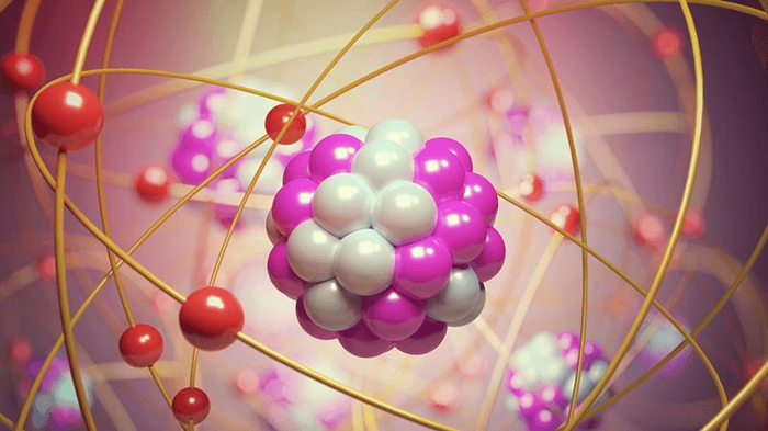 Un modello di un atomo contenente più elettroni.