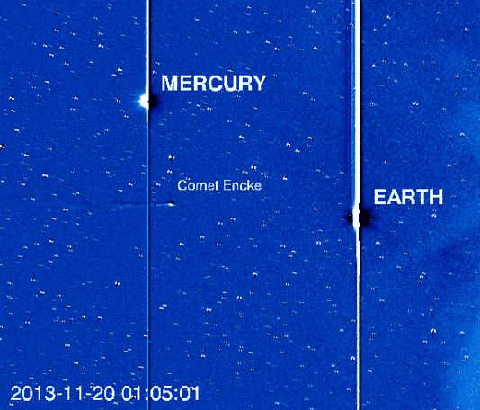 Un'eruzione di massa coronale del 2013 che è riuscita a influenzare contemporaneamente due comete, come visto da STEREO