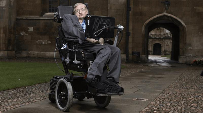Stephen Hawking in Cambridge
