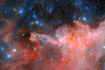 La Dark Energy Camera fotografa una ‘mano’ che emerge da una nebulosa