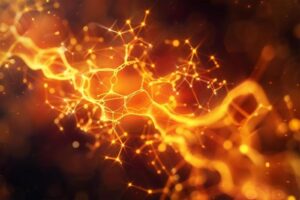 Reazione di energia Arte Concetto