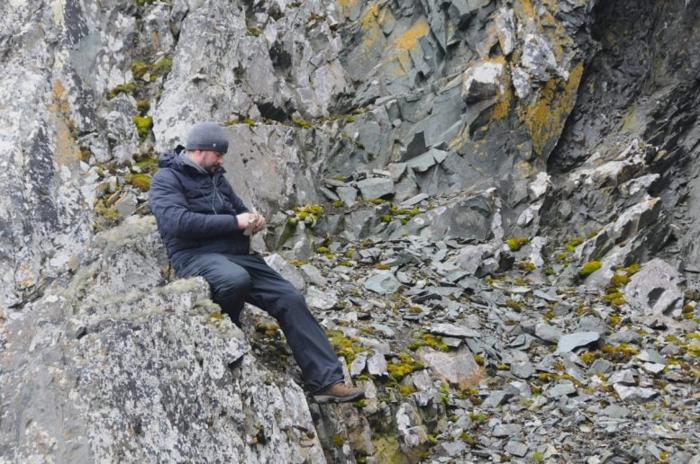 Felix Grewe in Antartide