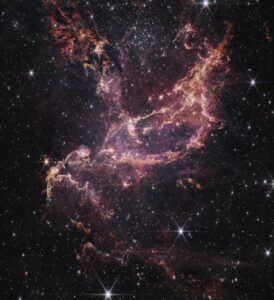 Dischi protoplanetari in NGC 346 (Immagine Webb NIRCam)