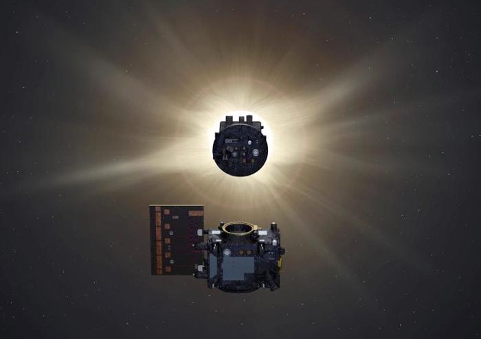 Occulter di Proba-3 Eclissando il Sole per il Veicolo Spaziale Coronagraph