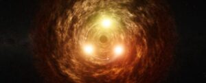 Un buco nero supermassivo sorpreso a fare qualcosa mai visto prima