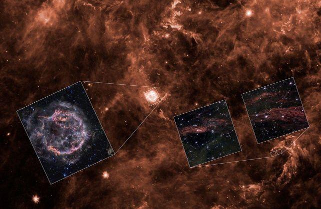 Nuove immagini di polvere interstellare sembrano qualcosa uscito da un sogno