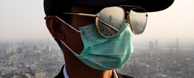 Guardia di Sicurezza Con Maschera Occhiali da Sole