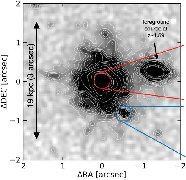 Galassia a spirale 'Grand Design' gargantuesca trovata solo un miliardo di anni dopo il Big Bang