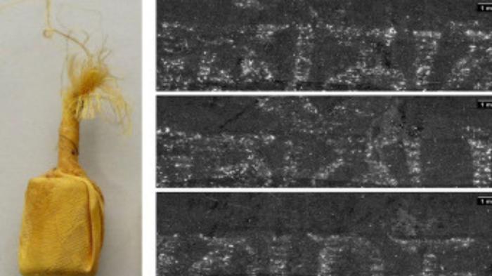 Antico rotolo di preghiera mongolo ‘virtualmente srotolato’ con tecnologia di imaging a batteria