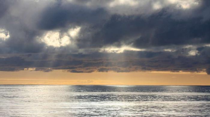 Un tratto dell'Oceano Pacifico dove i ricercatori hanno raccolto i loro campioni. 