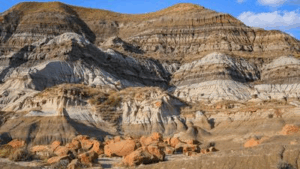 confini geologici negli strati di roccia