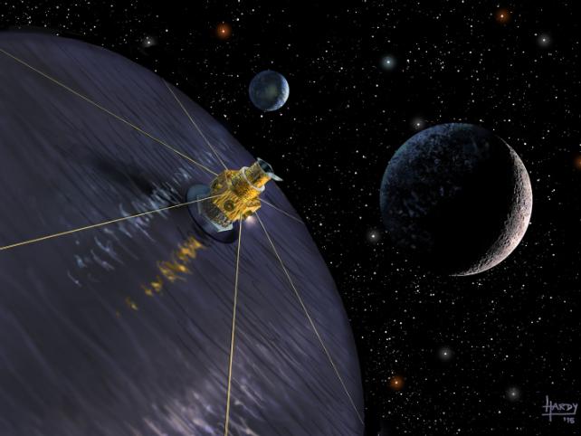 illustrazione della vela solare