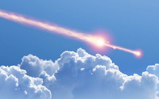 meteorite cielo
