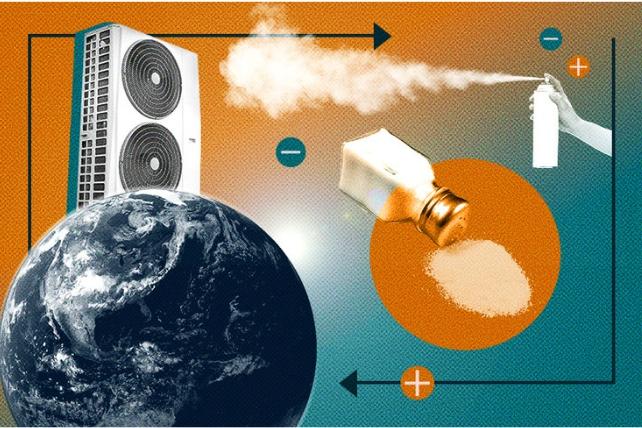 Illustrazione del nuovo concetto di refrigerazione