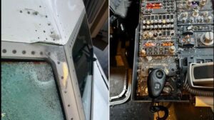 Colpo di detriti spaziali? Il mistero si approfondisce dopo che il parabrezza del Boeing 737 si è rotto in volo