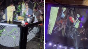 I robot umanoidi in stile Real Steel si scontrano in un club di combattimento sotterraneo a San Francisco
