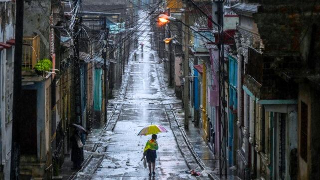 strade di Cuba prima dell'uragano Melissa