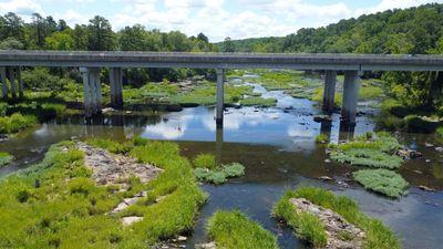Il fiume Haw della Carolina del Nord, un affluente del fiume Cape Fear, era un punto caldo di PFAS