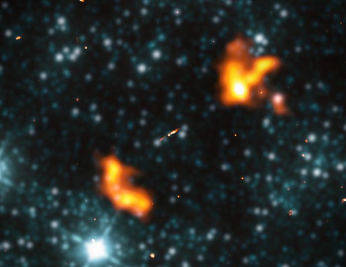 immagine di una galassia radio