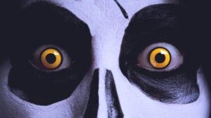 occhi spaventosi di Halloween