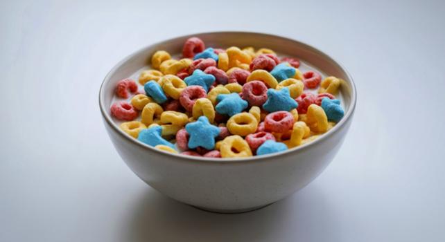 ciotola di cereali per colazione